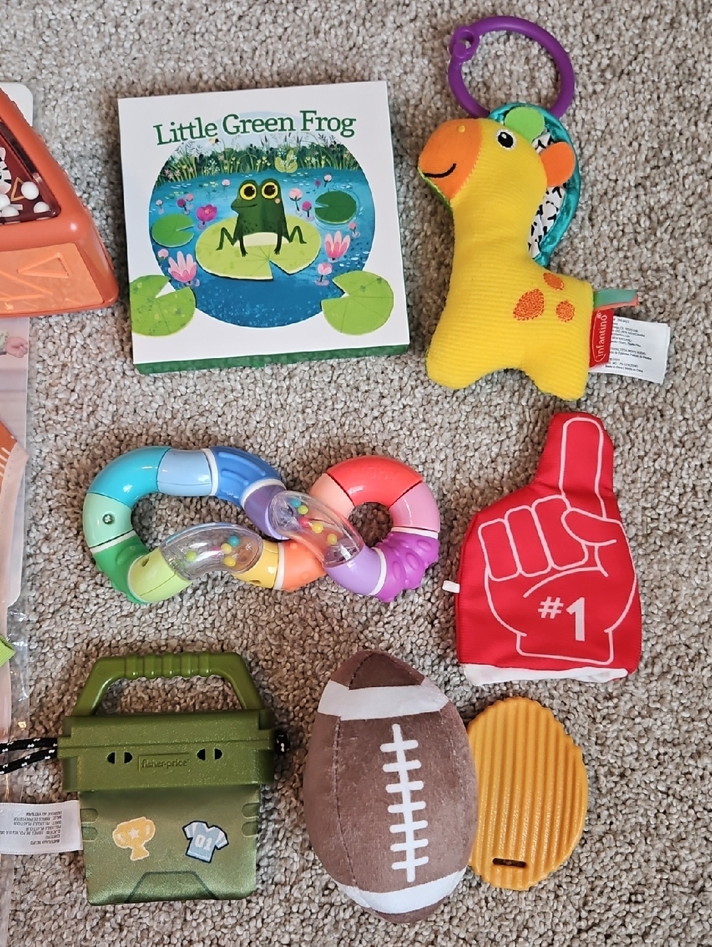 Baby Toy Bundle + Bumkins Sleeved Bib Teethers Rattles - Picture 2 of 3